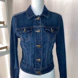 American Eagle - Cropped Jean Jacket; Size: XS